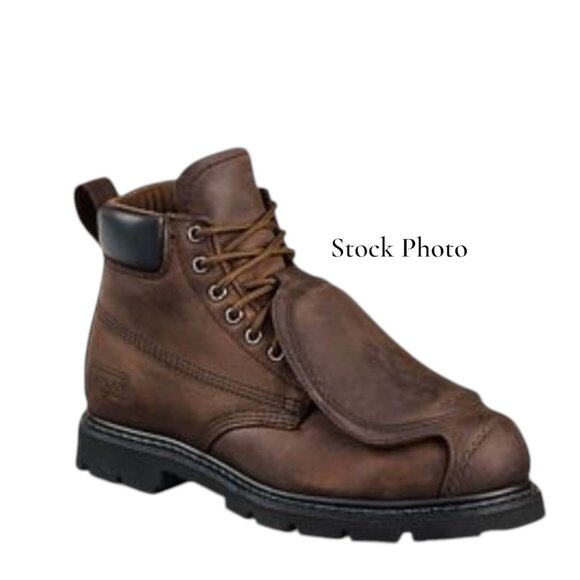 Red Wing Taconite 5486 Nubuck Oil Tanned Leather Steel Toe Work Boot, Si… - Picture 11 of 11